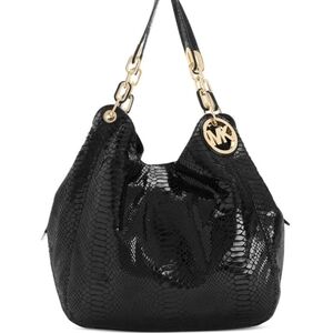Michael KORS Patton python leather Fulton bag